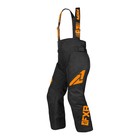 Штаны FXR Clutch с утеплителем, размер L, чёрные, оранжевые - фото 298181629