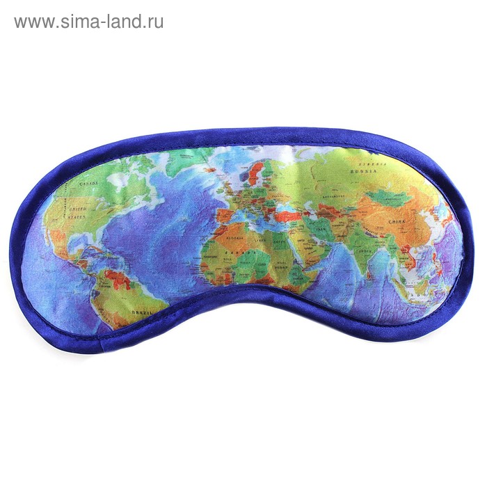 Маска для сна "Карта мира" - Фото 1