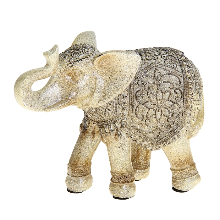 Сувенир "Слон с песочным орнаментом на попоне" 12,5х5х9,5 см - Фото 1