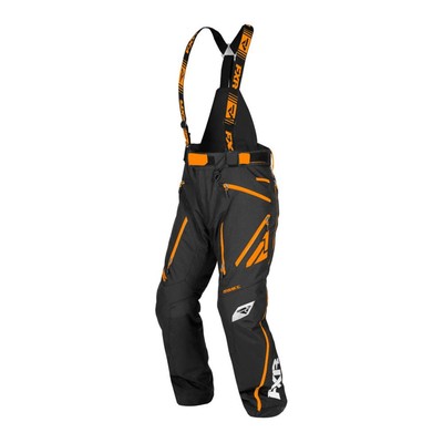 Штаны FXR Mission FX с утеплителем, размер 3XL, чёрный, оранжевый