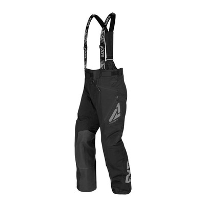 Штаны FXR Clutch с утеплителем, размер S, чёрный, серый