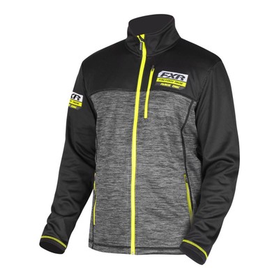 Толстовка FXR Elevation Tech, размер M, серый, жёлтый