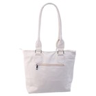 Сумка женская, 2 отдела, 2 внутренних кармана, 1 внешний карман, бежевая - Фото 3