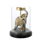 Подсвечник "Слон золотые кольца на попоне" 9,5х9,5х11,5 см - Фото 2