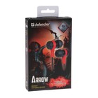 Наушники Defender Arrow, вакуумные, микрофон, 105 дБ, 16 Ом, 3.5 мм, 1.2 м, черно-красные - Фото 3