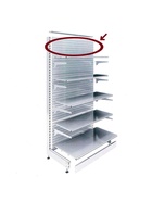 Панель для стеллажа, 35×125 см, белая - Фото 9