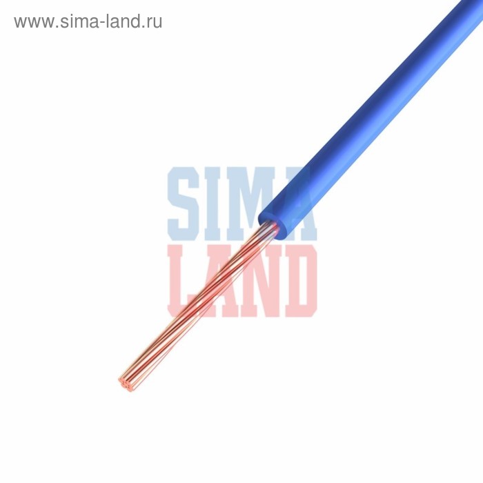 

Провод REXANT ПГВА, 1х1.5 мм, бухта 100 м, синий