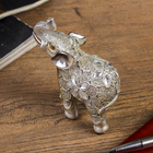 Сувенир "Слон индийский с серебрянными ушками" 9х4,5х12,5 см - Фото 5