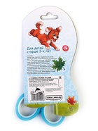 Ножницы канцелярские 13 см, пластиковые ручки, закругленные концы, блистер, корпус МИКС - Фото 5