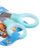 Ножницы канцелярские 13 см, пластиковые ручки, закругленные концы, блистер, корпус МИКС - Фото 8