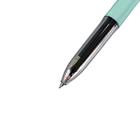 Ручка шариковая автоматическая 4-х цветная, корпус зеленый Перламутр, штрихкод на штуке - Фото 2