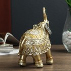 Сувенир "Слон африканский с янтарными каплями на попоне" 12х6х14 см - Фото 3