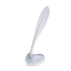 Ручка шариковая на подставке, «Перо», белая - Фото 1