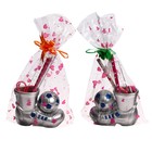 Настольный набор детский, «Ботинок с мячом» из 5 предметов: подставка, ножницы, линейка, 2 карандаша, МИКС - Фото 3