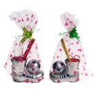 Настольный набор детский, «Ботинок с мячом» из 5 предметов: подставка, ножницы, линейка, 2 карандаша, МИКС - Фото 5