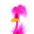 Ручка-прикол Calligrata «Пух - Страус», с хохолком, синий стержень, шариковая, МИКС - Фото 6