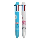 Ручка шариковая автоматическая "Фламинго" 6-ти цветная, МИКС (штрихкод на штуке) - фото 320790479