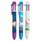 Ручка шариковая автоматическая, 6-ти цветная, "Пони" МИКС (штрихкод на штуке) - фото 321522433