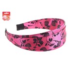 ободок для волос классика 4,5 см розы - Фото 1