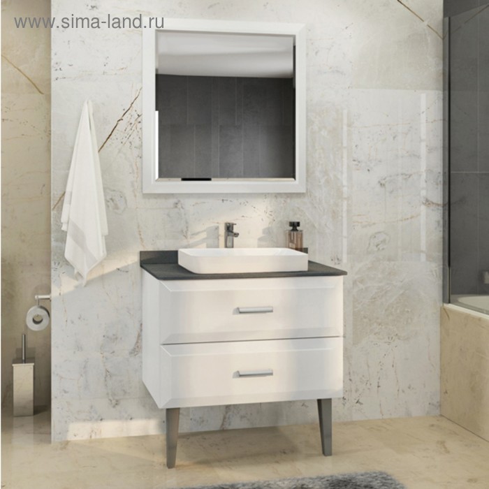 Зеркало Comforty «Империя 80», 780×800 мм, цвет белый - Фото 1