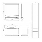 Зеркало Comforty Самара 76, цвет кофе - Фото 3