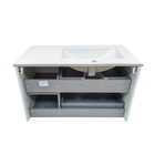 Тумба - умывальник подвесная Comforty «Бремен-90», раковина Comforty 9090EL, цвет дуб белый - Фото 10