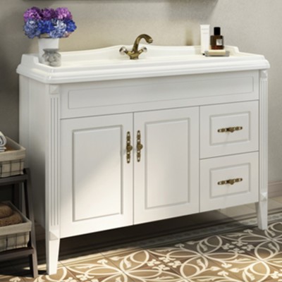 Тумба-умывальник COMFORTY «Палермо-120» белая с раковиной COMFORTY 3312