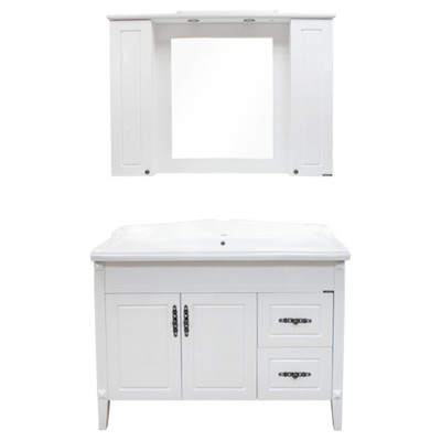 Тумба-умывальник COMFORTY «Палермо-120» белая с раковиной COMFORTY 3312