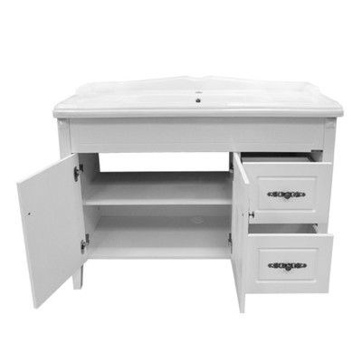 Тумба-умывальник COMFORTY «Палермо-120» белая с раковиной COMFORTY 3312