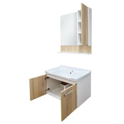 Тумба – умывальник Comforty «Рига – 70», с раковиной COMFORTY 9335-70, цвет дуб сонома