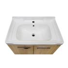 Тумба-умывальник COMFORTY «Рига-70», дуб сонома с раковиной COMFORTY 9335-70 - фото 12017628