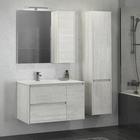 Шкаф-колонна COMFORTY «Бремен-35» дуб белый - Фото 1