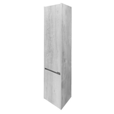 Шкаф – колонна для ванной комнаты Comforty «Бремен – 35», 350×320×1600 мм, цвет дуб белый