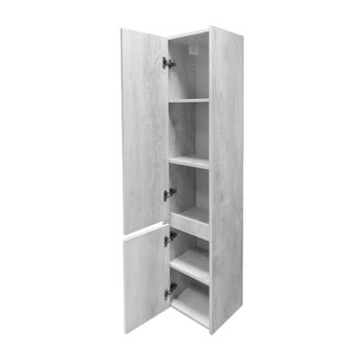 Шкаф – колонна для ванной комнаты Comforty «Бремен – 35», 350×320×1600 мм, цвет дуб белый
