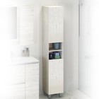 Шкаф-колонна COMFORTY «Верона-35-Н» дуб белый - Фото 1