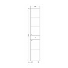 Шкаф-колонна COMFORTY «Сочи-35» белый - Фото 2