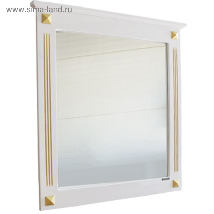 Зеркало Comforty «Палермо 80», 860×890 мм, цвет патина золото - Фото 1