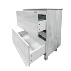 Тумба - умывальник напольная Comforty «Верона-75», раковина Comforty 75E, цвет дуб белый - Фото 7