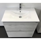 Тумба - умывальник напольная Comforty «Верона-75», раковина Comforty 75E, цвет дуб белый - Фото 9