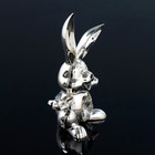 Сувенир «Кролик», 5,5×2.5×8 см, с кристаллами - Фото 2