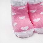Набор носков "Minnie Mouse", белый/розовый, 6-8 см - Фото 3