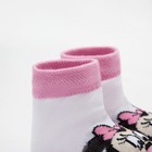 Набор носков "Minnie Mouse", белый/розовый, 6-8 см - Фото 7