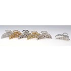 краб для волос "Прелесть" 8 см цветы узор - Фото 2