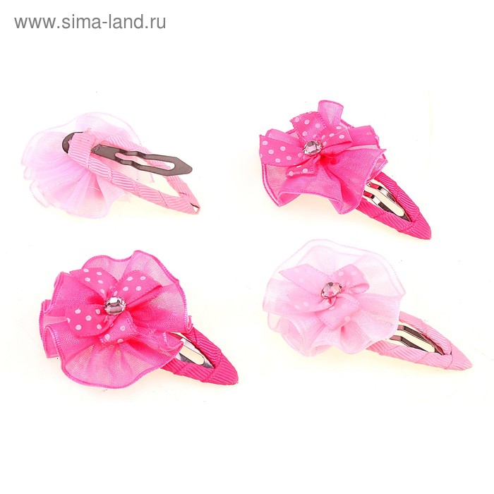 невидимка для волос "Радость" бантик - Фото 1