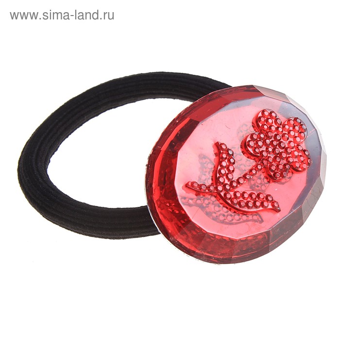 резинка для волос "Зеркальная" овал - Фото 1