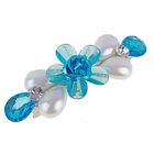 Заколка-автомат для волос "Ассоль" роза 7,6 см микс - Фото 1