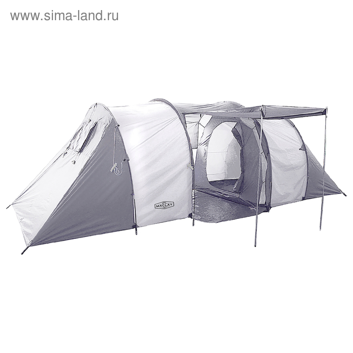 Палатка туристическая CANYON, 570 х 240 х 182 см, 6-х местная, цвет серый - Фото 1