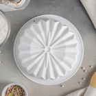 Форма для муссовых десертов и выпечки Доляна «Оригами», силикон, 18,5×18,5 см, цвет белый - Фото 2