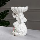 Конфетница "Слон Вдохновение", белая, цветная лепка, керамика, 27 см - Фото 3