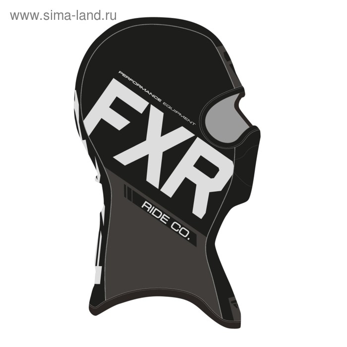 Балаклава FXR Boost, размер универсальный, чёрный, серый - Фото 1